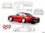 Porsche 959 1986 года